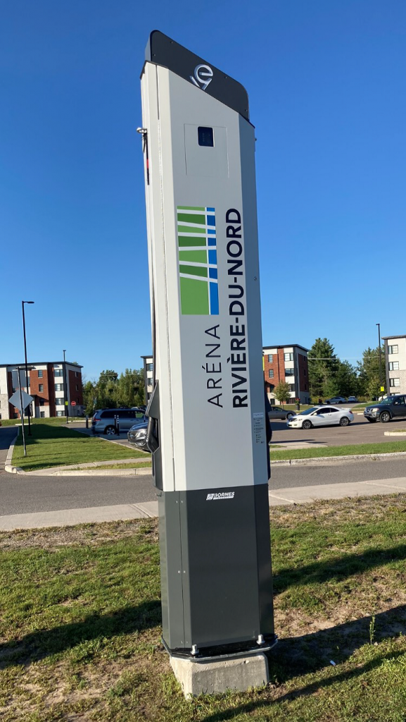 Borne Québec : Installation of charging stations