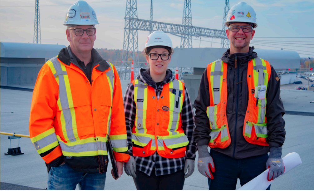 Visite de courtoisie sur nos chantiers